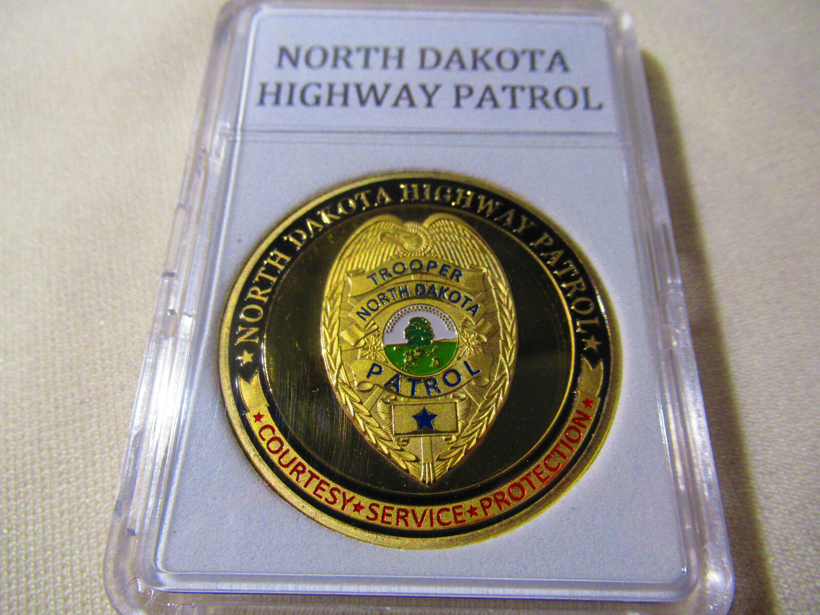 North Dakota Highway Patrol Challenge Coin