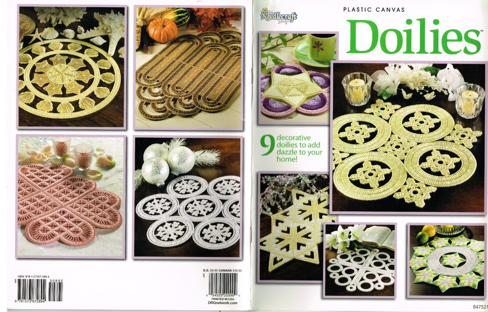 Plastic Canvas Doilies Pattern Book 9 Doily Patterns Needlecraft Shop 2007