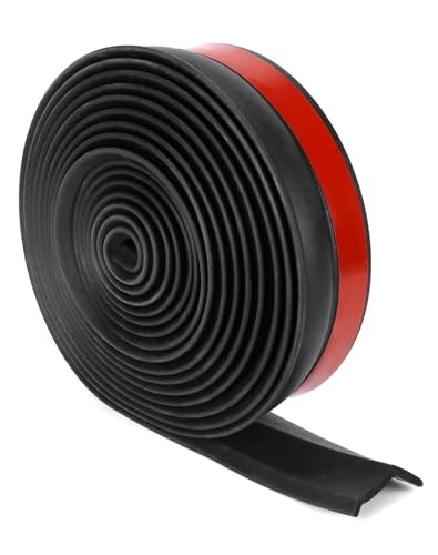20 Ft Rubber Universal Garage Door Bottom Seal - Weatherproofing Insulation