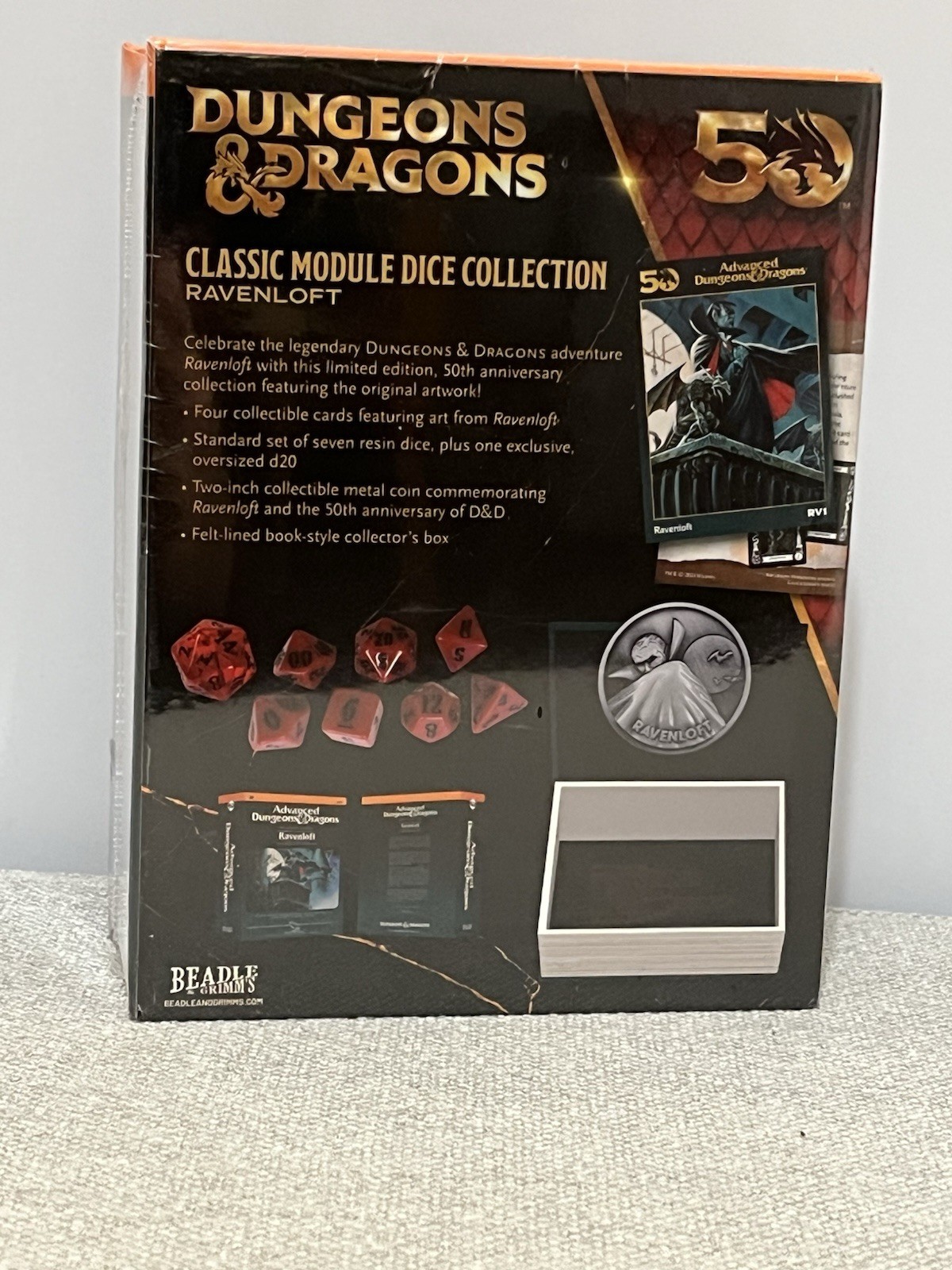 I6 Ravenloft - Dungeons & Dragons - D&D Module Dice Set