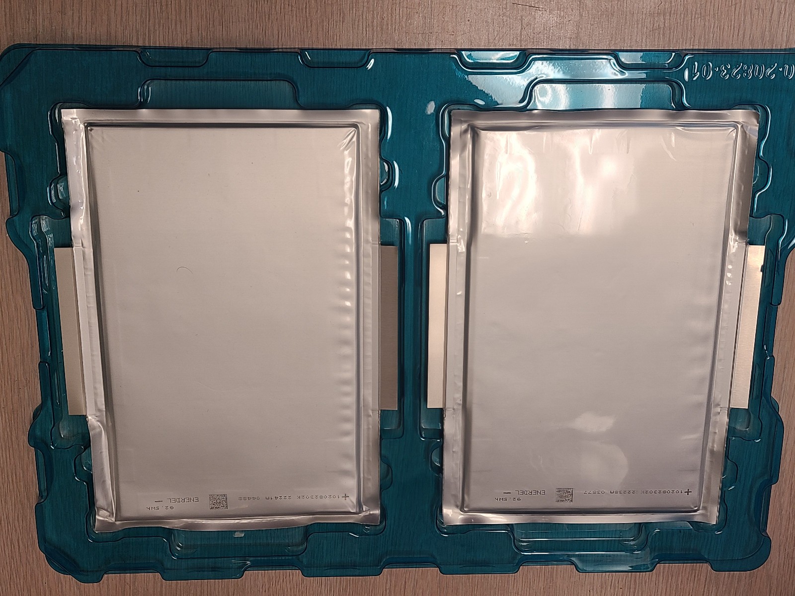 2 x Enerdel NMC LITHIUM ION 25Ah / 92.5Wh PRISMATIC POUCH CELLS FOR PE500-403