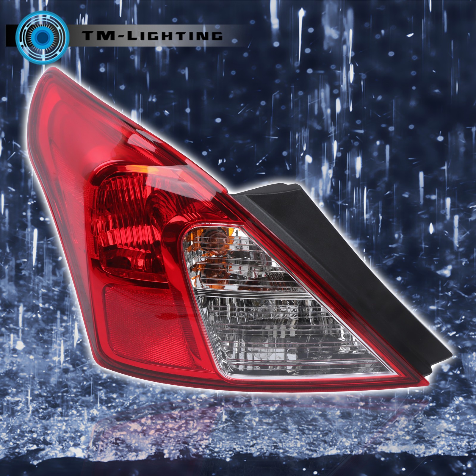 Tail Light Lamp Assembly For 2012-2019 Nissan Versa Driver Left Side Halogen
