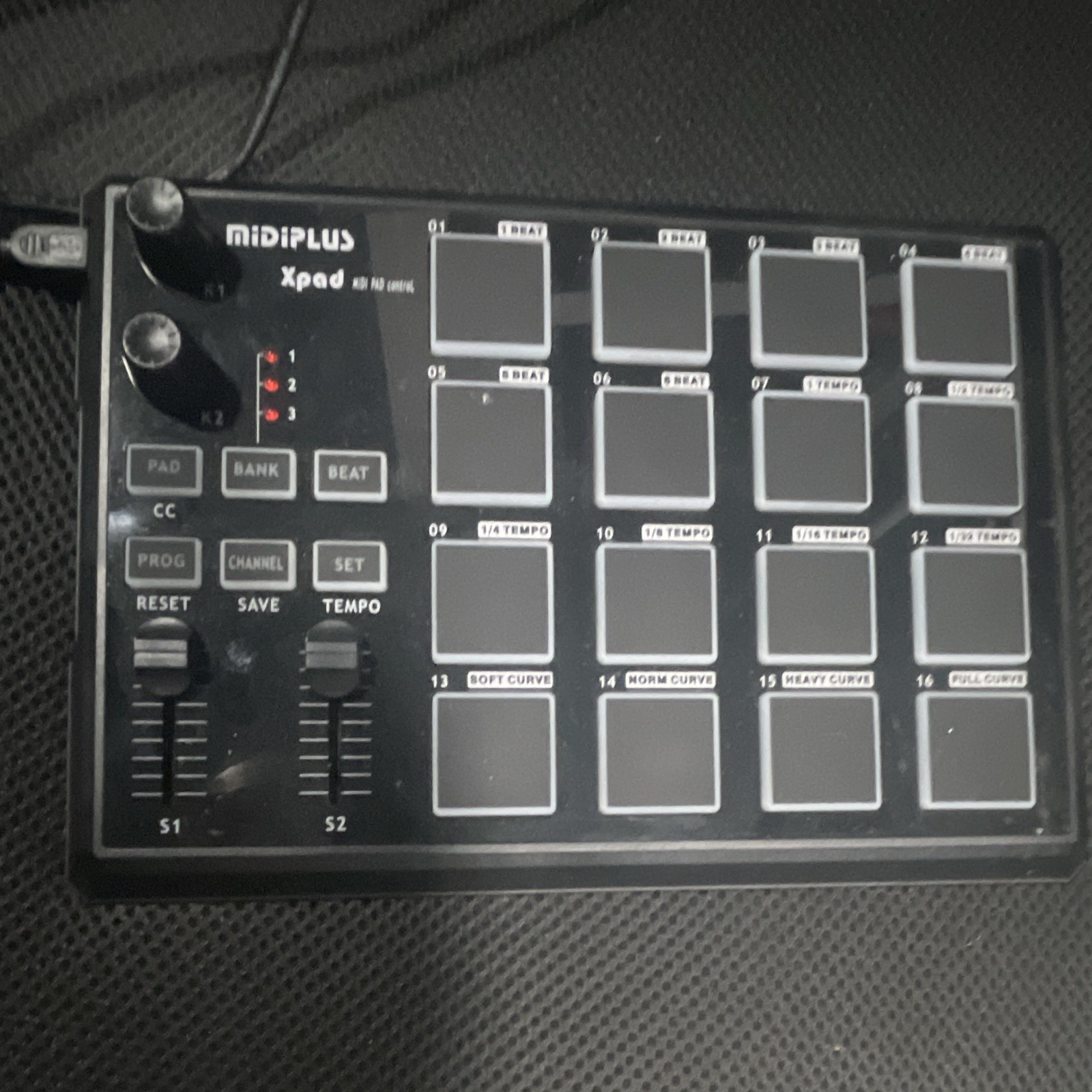 Midiplus Xpad 16-Pad USB MIDI Pad Controller w Pad Triggers USB Out