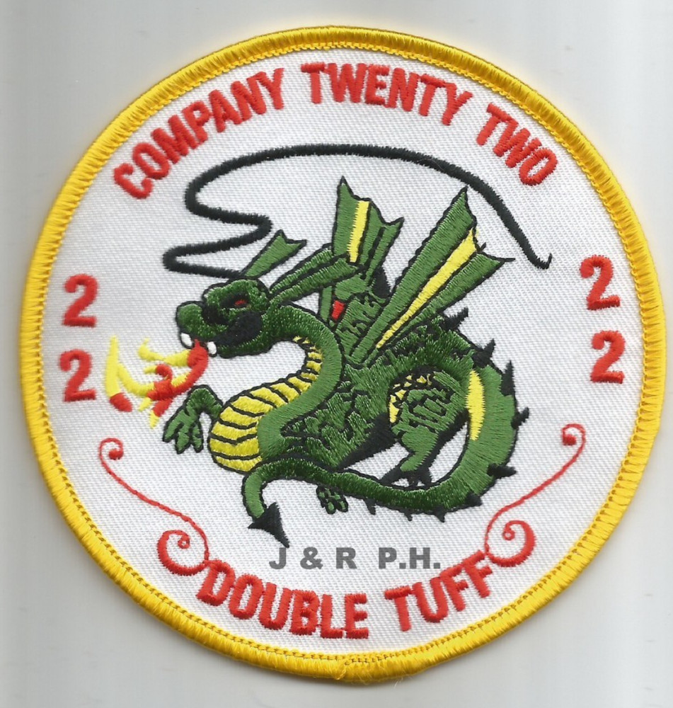 Dekalb Co. Company - 22 "Double Tuff, GA" (4" round size) fire patch