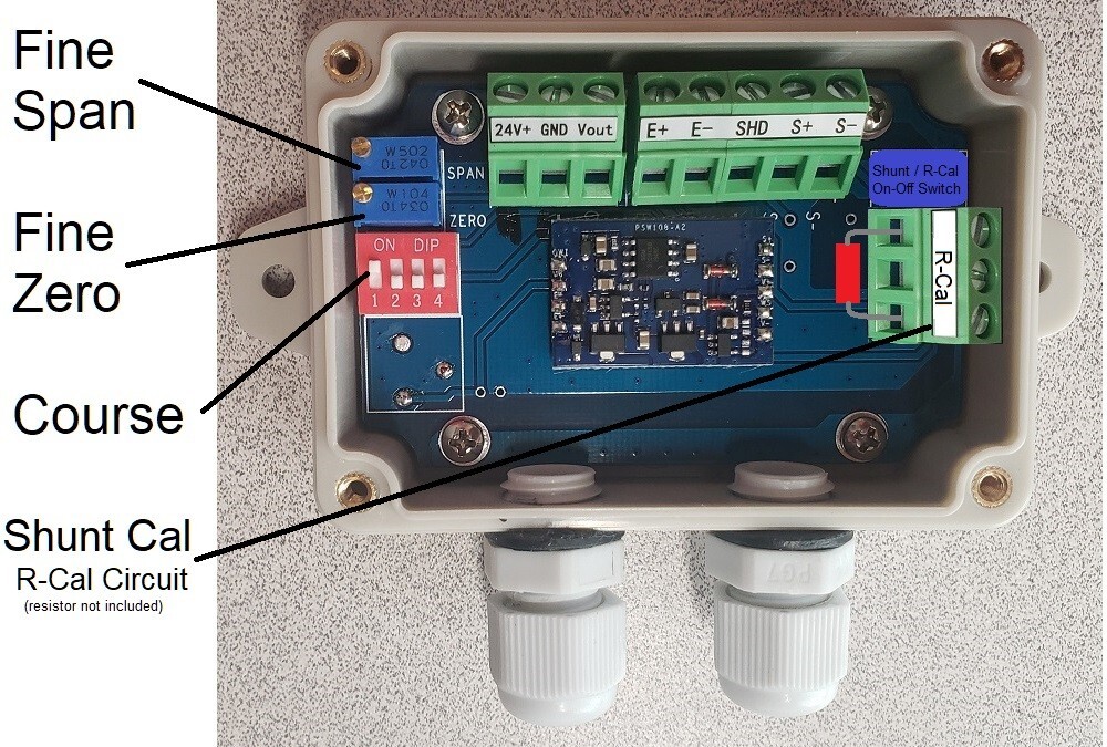 0-5 VDC Signal Conditioner for Load Cell or other Wheatstone Bridge sensor