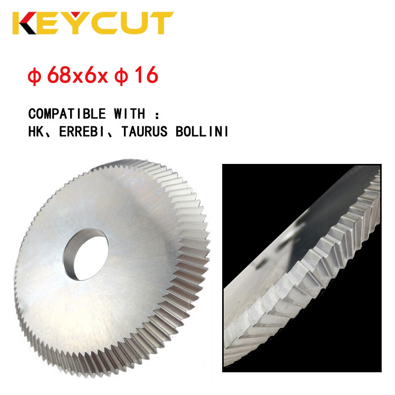 Key Cutter 68x6x16 Fit with HK ERREBI TAURUS Key Duplicator Locksmith Tools