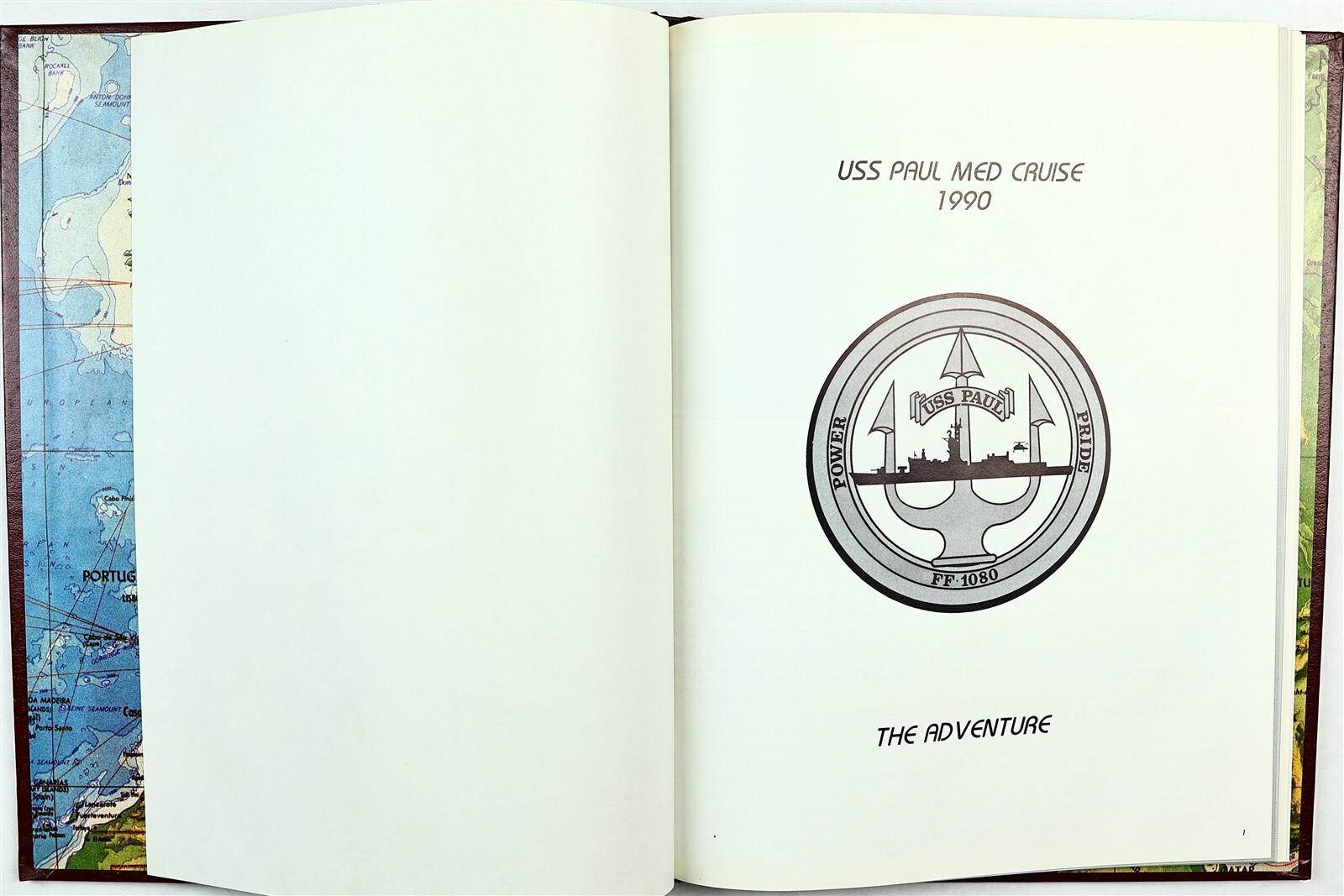 USS Paul (FF-1080) 1990 Mediterranean Deployment Cruise Book