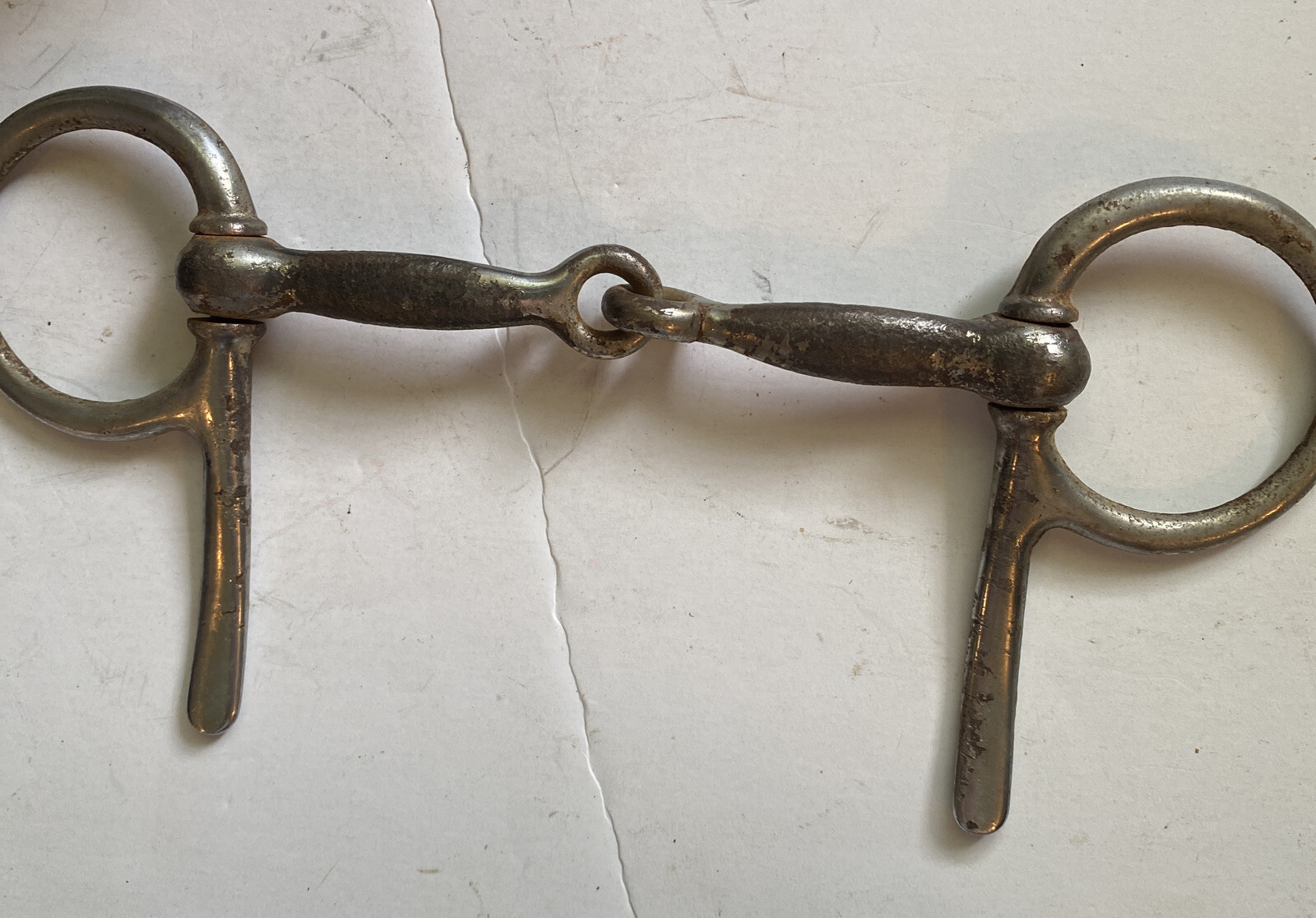 *PRE-OWNED* HALF CHEEK-SNAFFLE BIT-5 "-FREE SHIPPING*