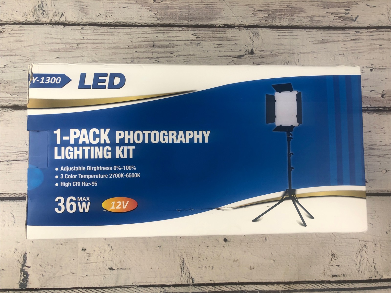 1-Pack LED Light Kit,   Y-1300 12V Photography Light New Other*