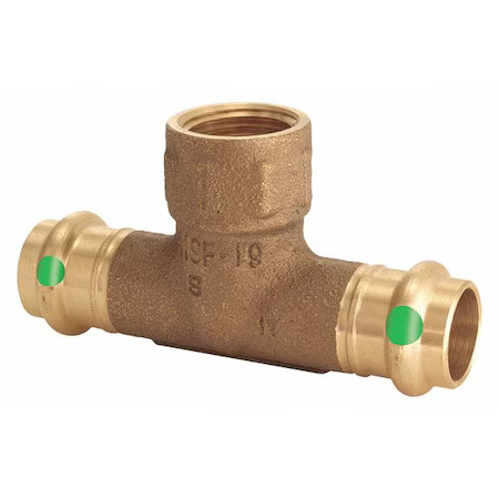 Viega 79760 Viega Propress Tee, 1" X 1" X 1/2"