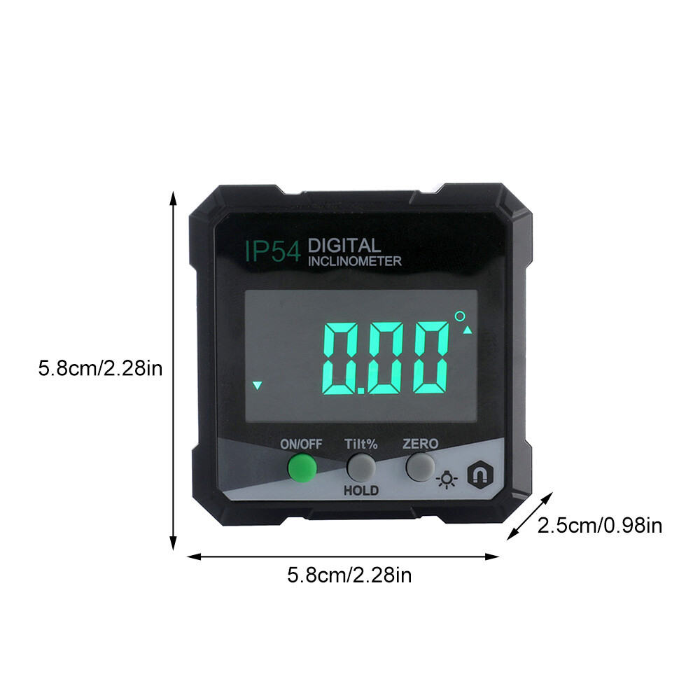 360° Digital Level Angle Gauge Digital Inclinometer Universal Bevel Protractor