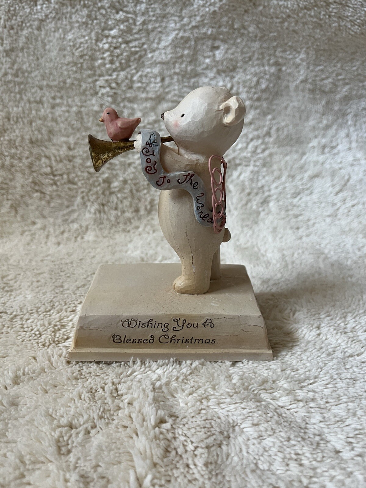 HeartStrings Teddies Christmas Figurine **PLEASE READ DESCRIPTION **