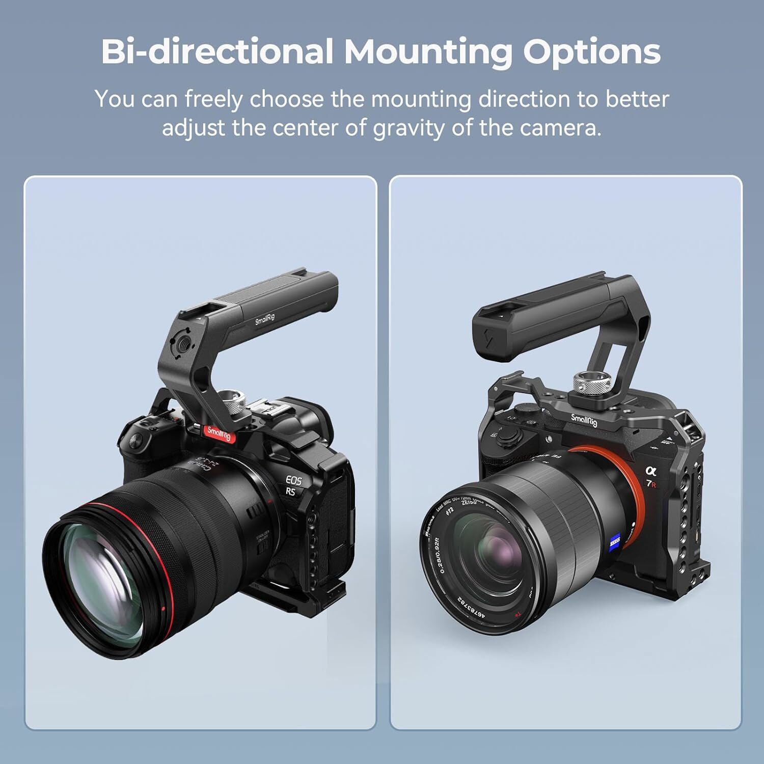 SmallRig ARRI Locating Top Handle (Tiny) with Two Cold Shoe Mounts 4757