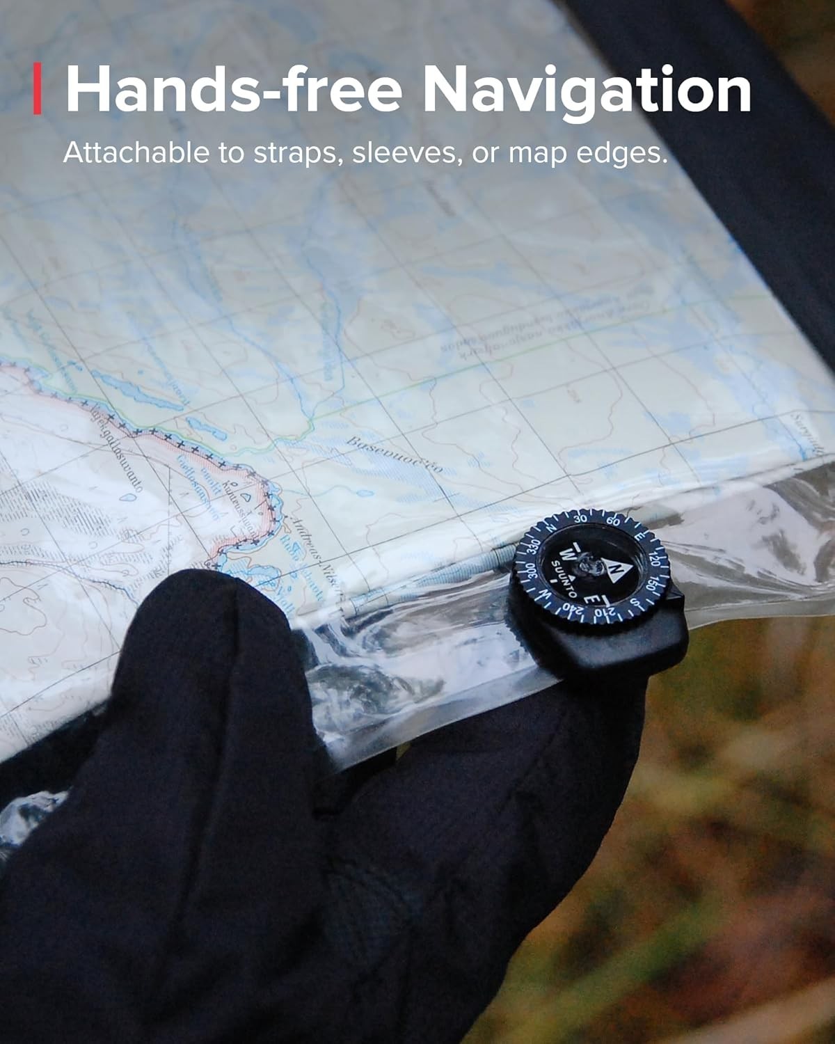 Multifunctional Compass, Northern Hemisphere, Compact Waterproof Navigation C...