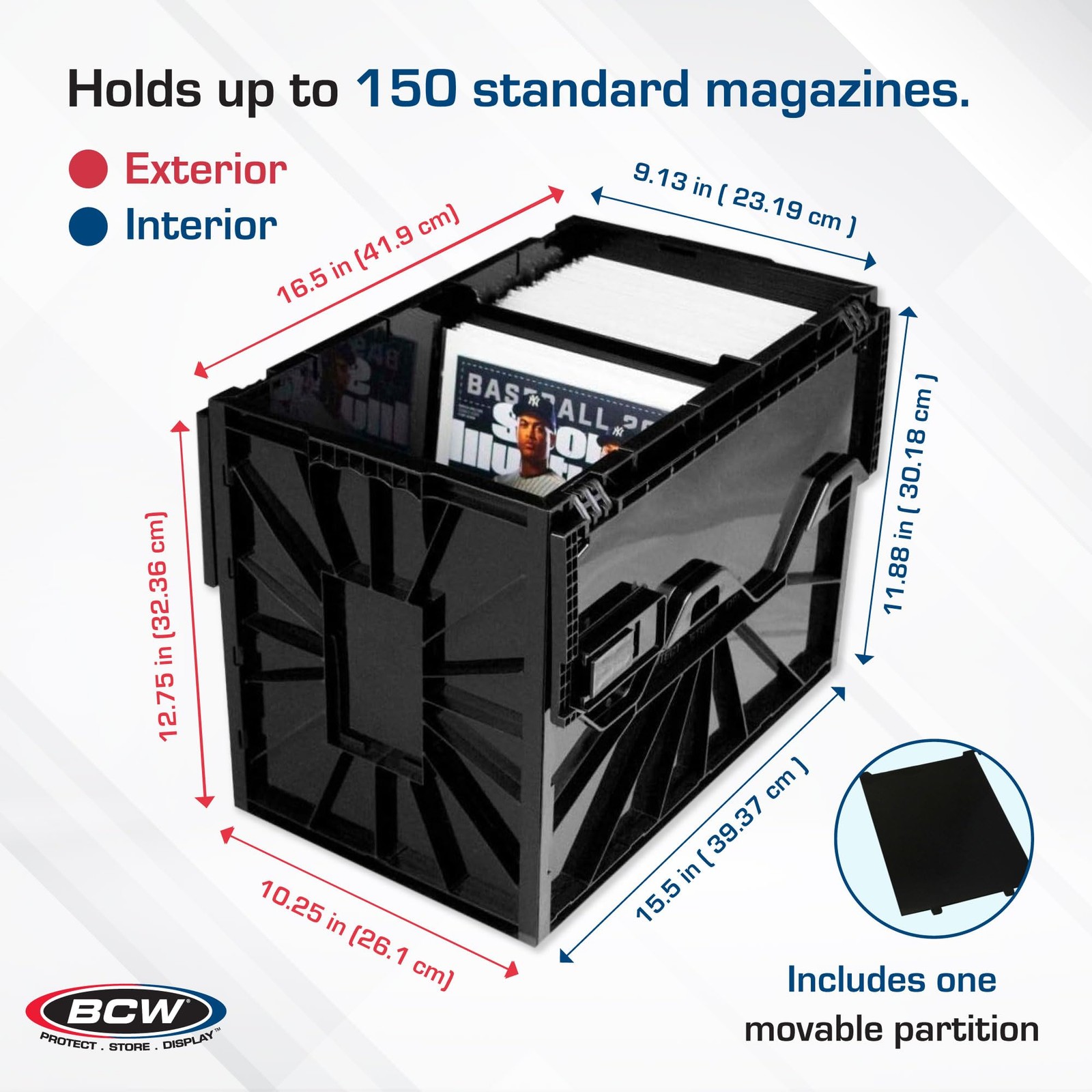 BCW Magazine Bin