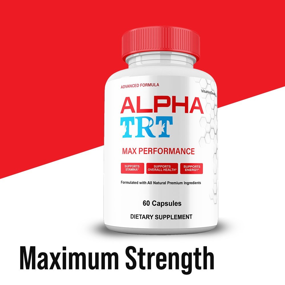 Alpha TRT Capsules for Men, Maximum Strength Formula, AlphaTRT (2 Pack)