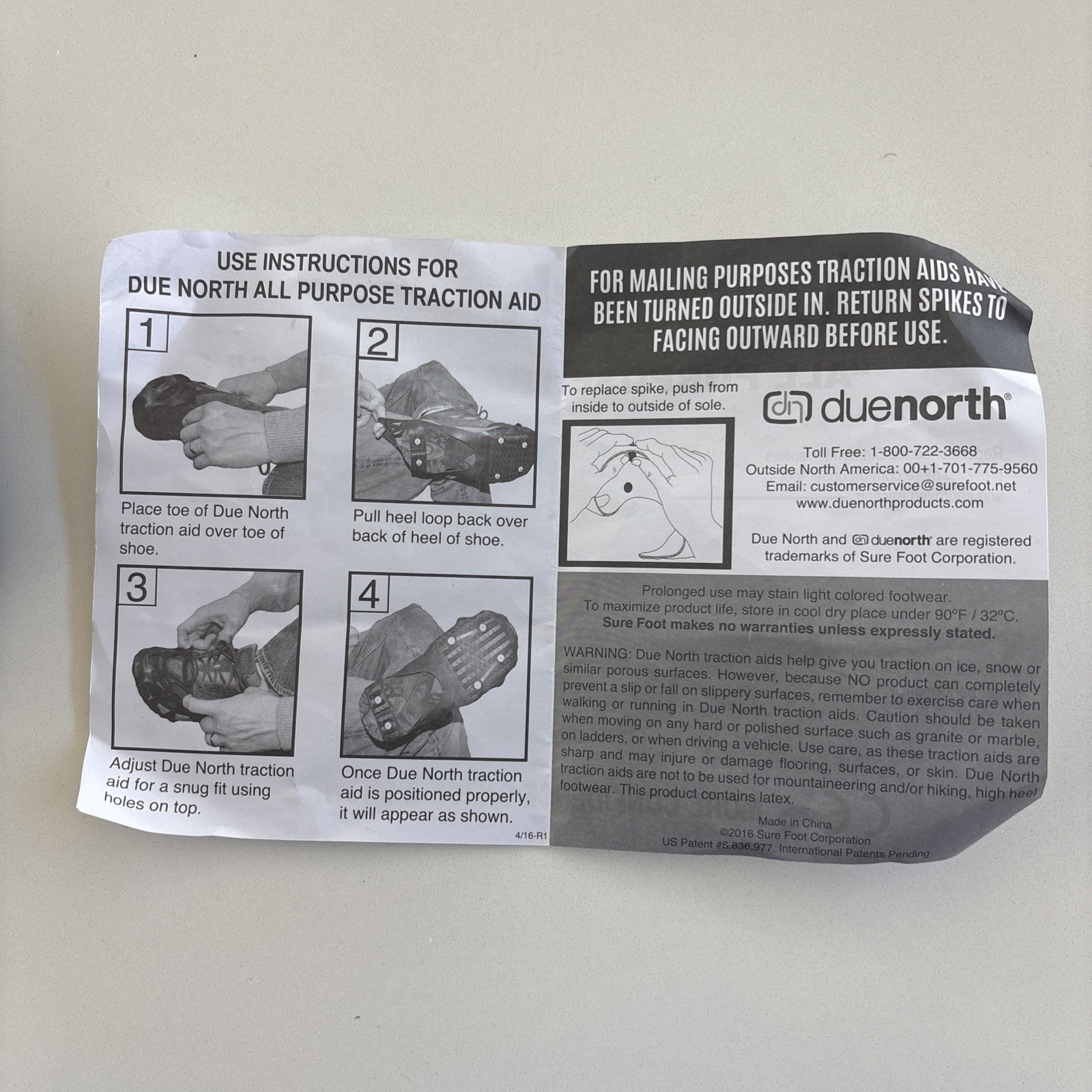 NEW 2 Due North “all Purpose Traction Traction Aids” Medium