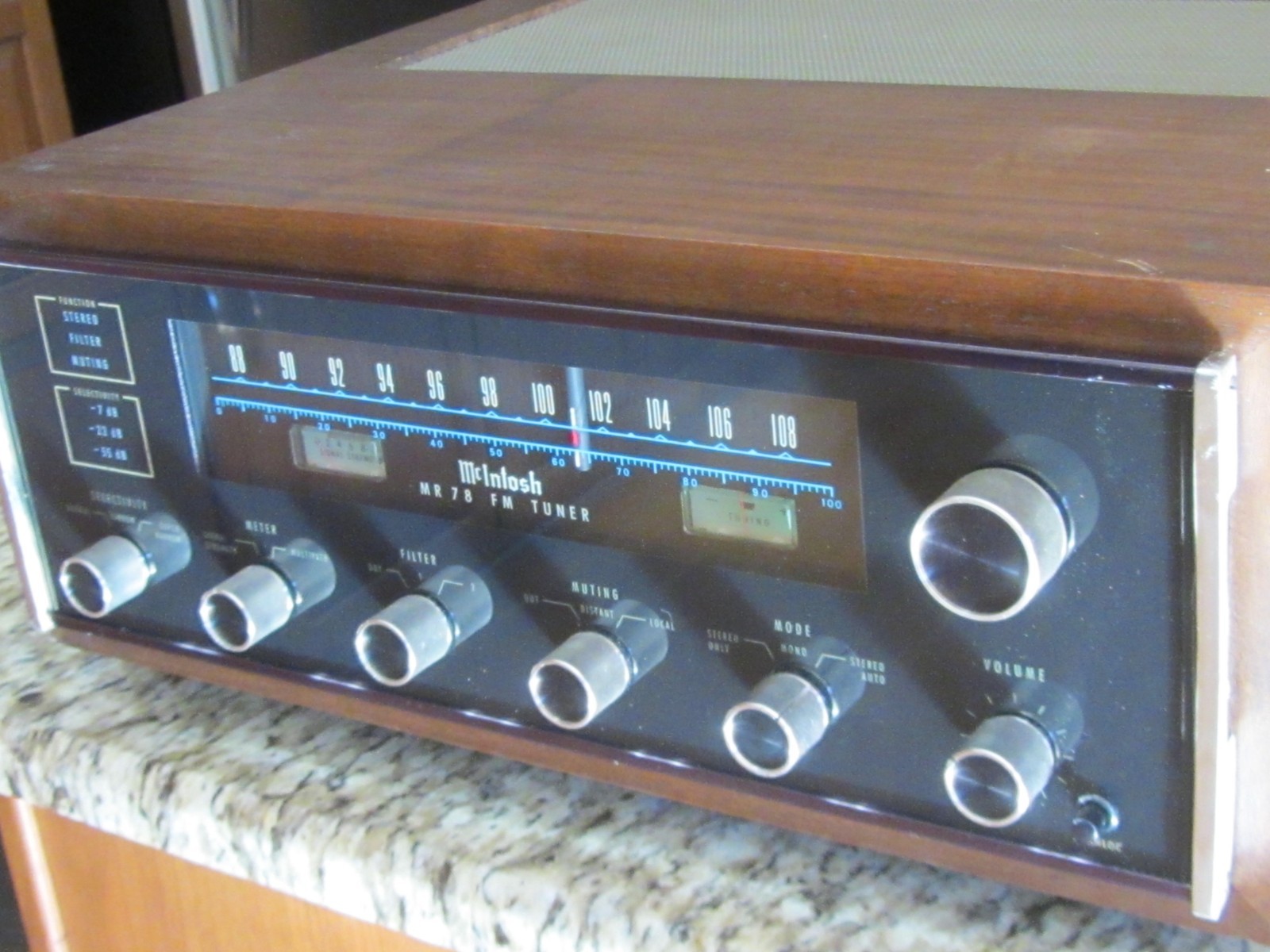 McIntosh MR78 FM Stereo Tuner! Fully Tested & Serviced! Ready Work! Outstanding!