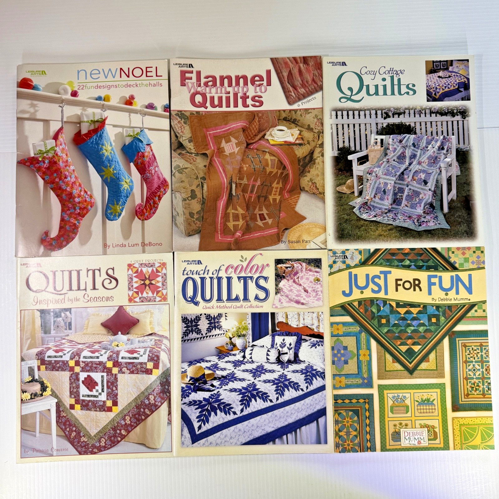 Quilting Quilt Books By Leisure Arts Lot Of 6 Ideas Variety Patterns Sewing 2