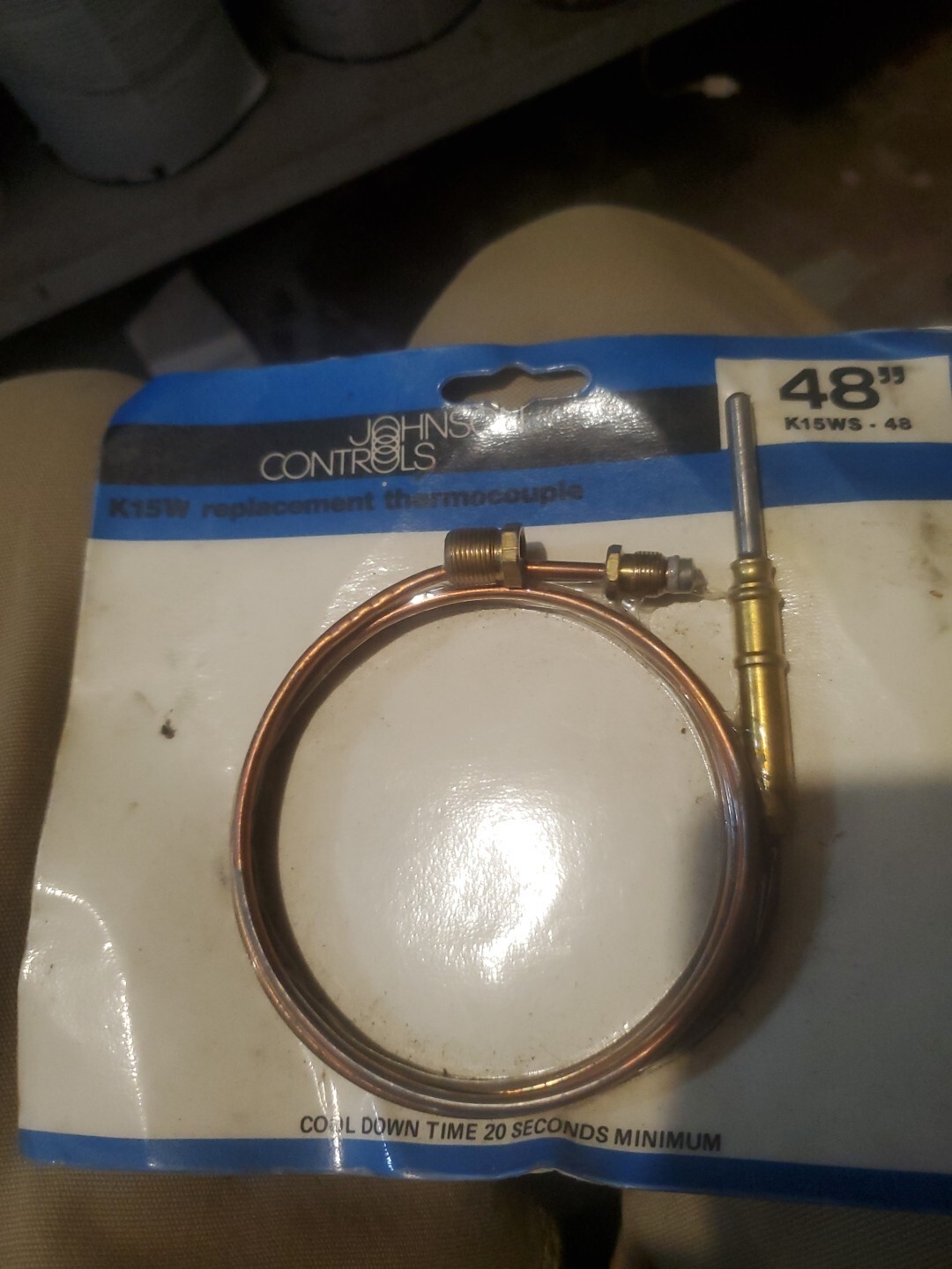 Johnson controls replacement Thermocouple 48" k15w