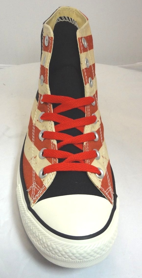 Converse Chuck Taylor All Star Vintage American Flag Black/Fire High Top 144677F