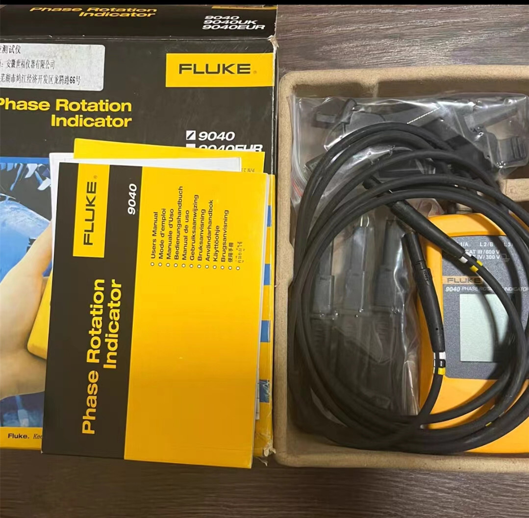 For Fluke 9040 Digital Phase Rotation Indicator Tester