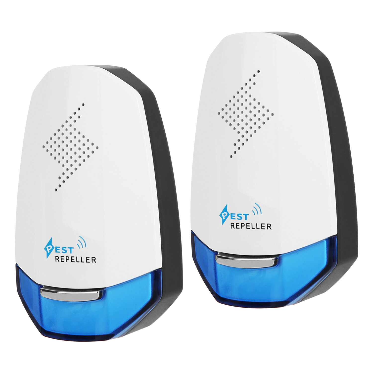2x Ultrasonic w/ Night light Plug In Bed Bug Mouse