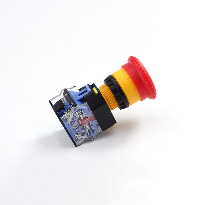 Emergency Stop Station Switch 22mm Push Button Switch 10A 440V 1NO 1NC Latching