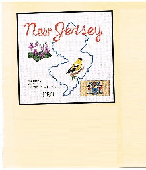 NEW JERSEY CROSS STITCH PATTERN ONLY  -  Y7