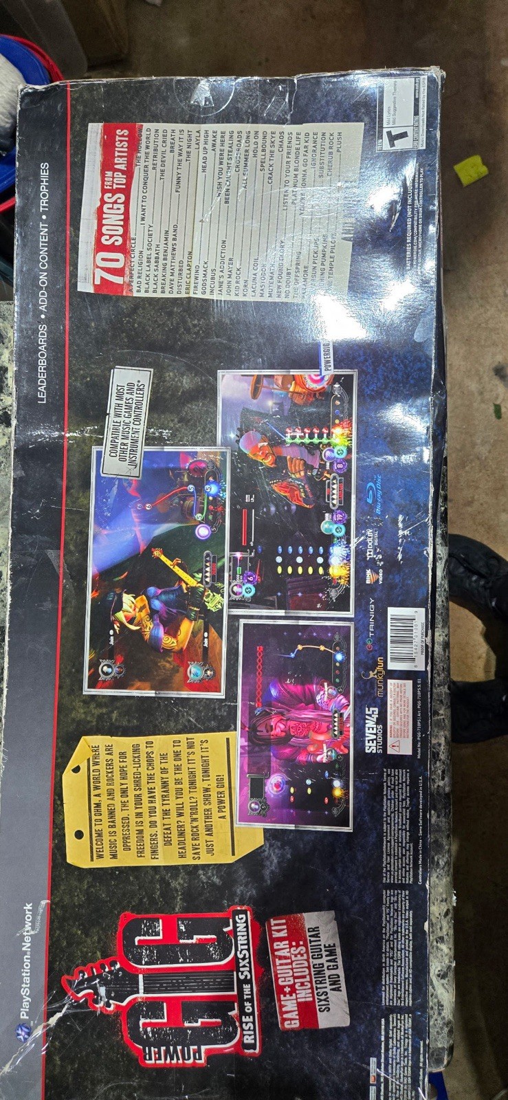 Seven45 Studios Power Gig: Rise of the SixString Game & Guitar Kit for PS3