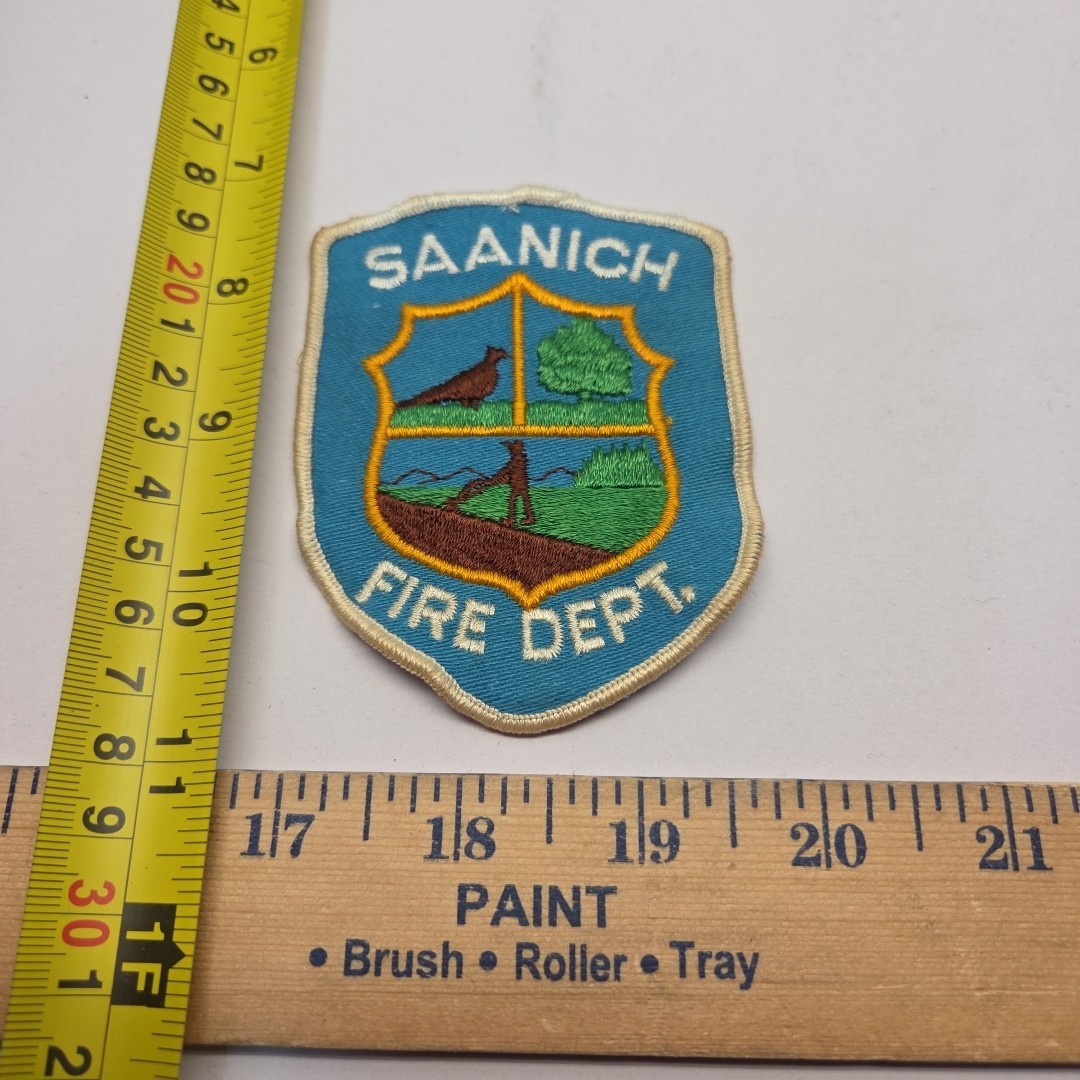 Saanich Fire Department Patch FREE SHIPPING