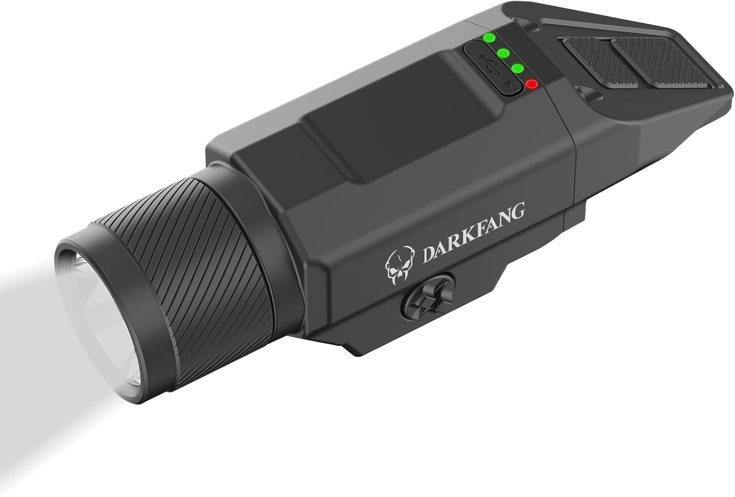 1500 Lumen Tactical Flashlight with Strobe & Momentary Modes for Picatinny Rails