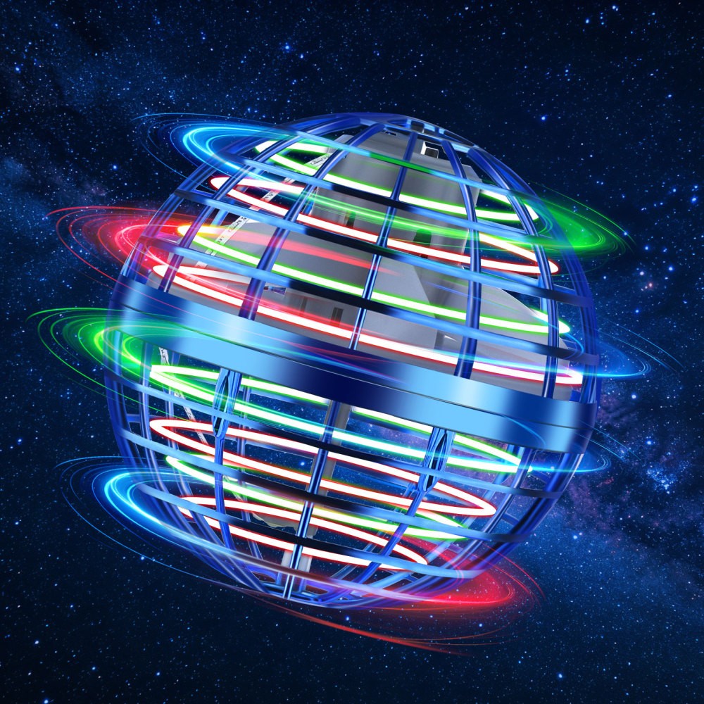 360° Rotating Flying Orb Ball Toys Soaring Hover Orb Spinner Flying Ball Toys