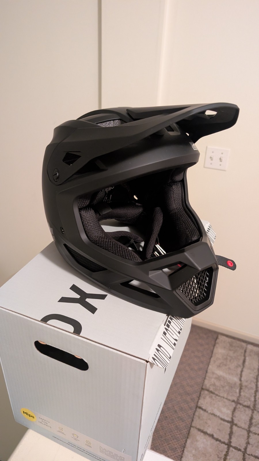 Fox Racing Rampage MTB Helmet – Size Small – Matte Black – MIPS – Downhill Cert.
