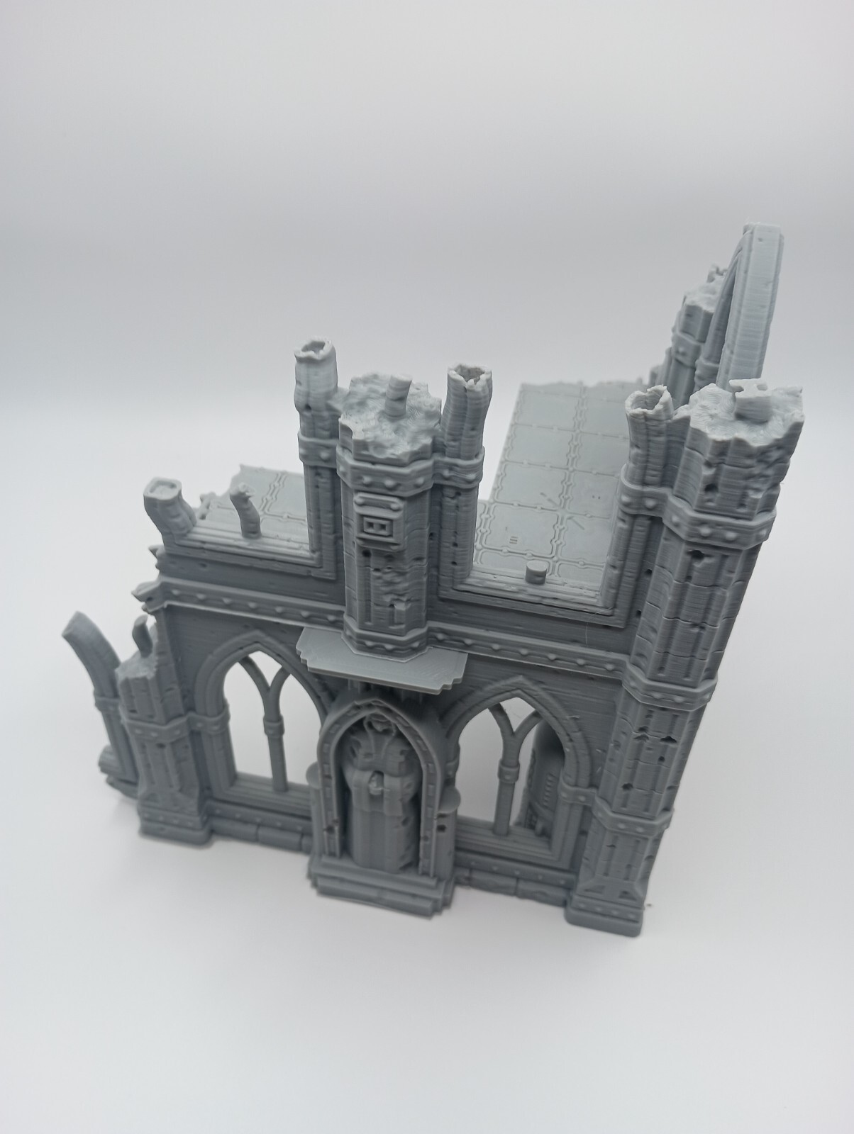 3D Printed Gothic Sector 75 Ruin 8 (28mm-32mm Scale) [PTO]