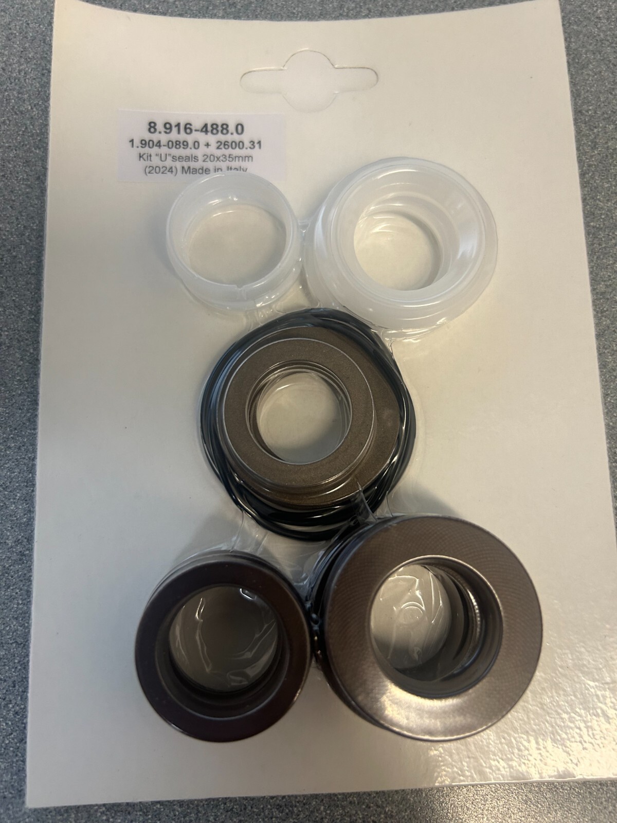 OEM Karcher 8.916-488.0 U-Seal 20mm Pump Plunger Seals Kit Hotsy, Landa, Legacy