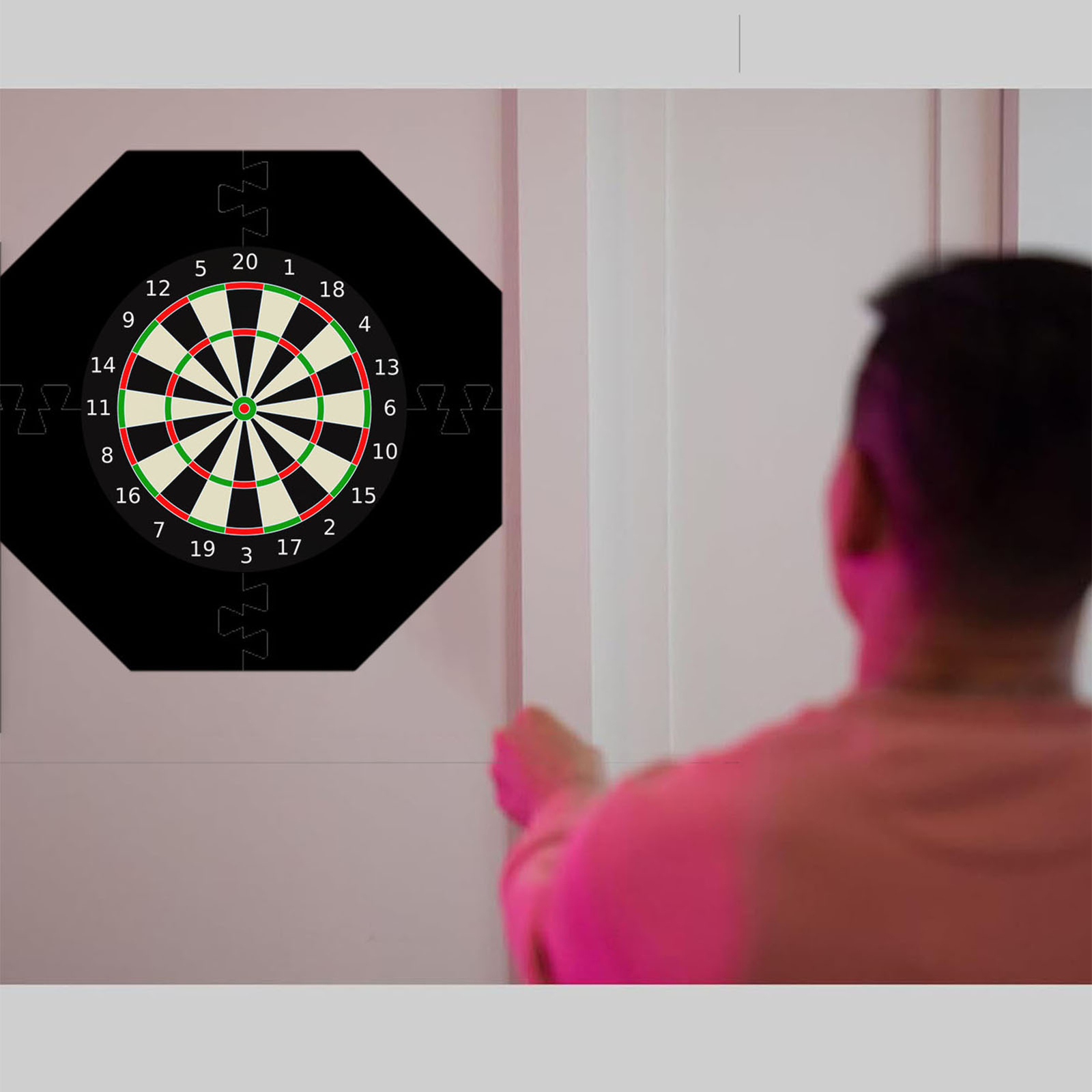 EVA Board Backboard Octagonal Wall Protector Dartboard Surround DS