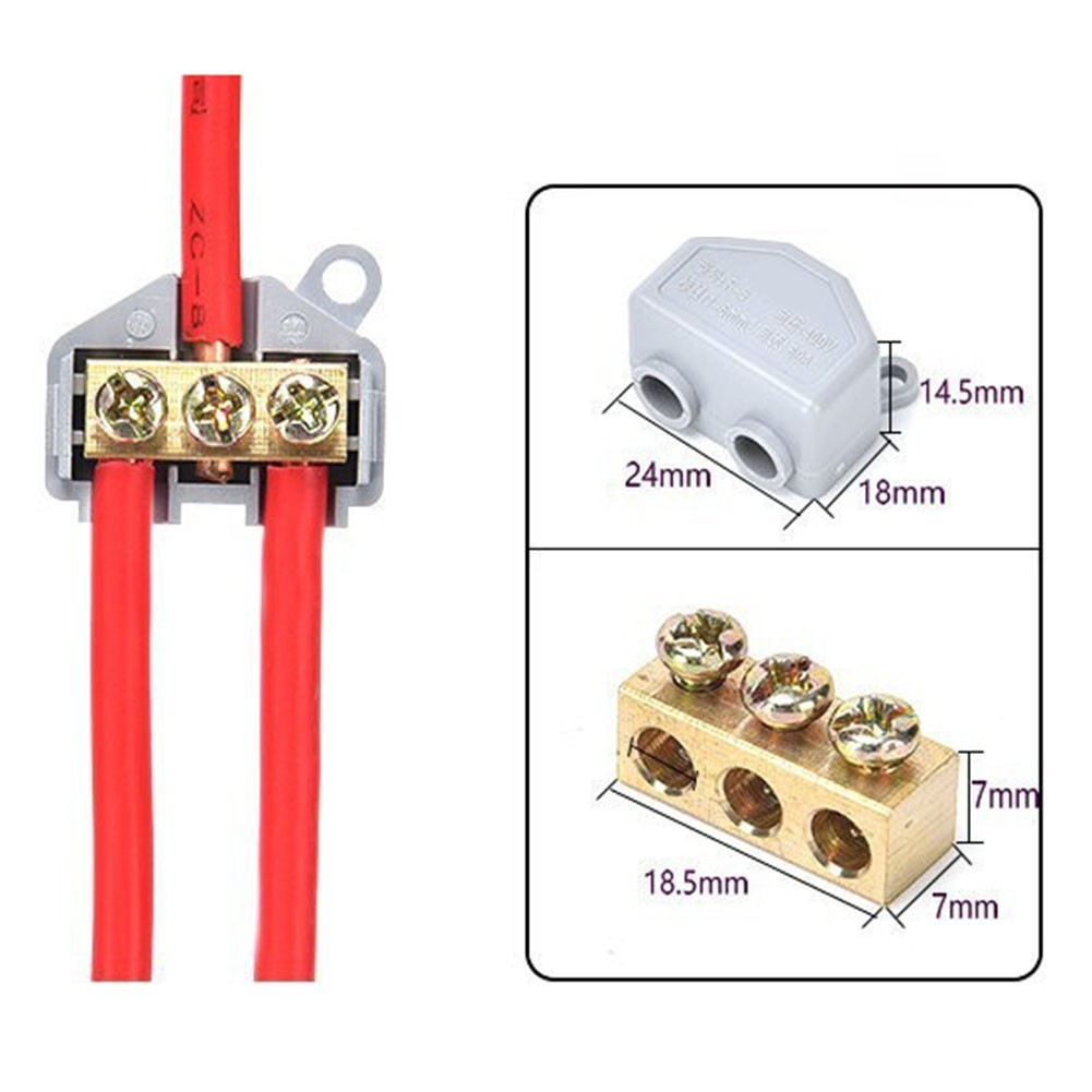 Efficient Quick Terminal Block for 60A Electrical Connections and Splices