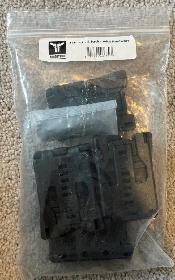 BLADE-TECH Tek-Lok Original USA Made Belt Clip Attachment For Holsters/Mags 5pk