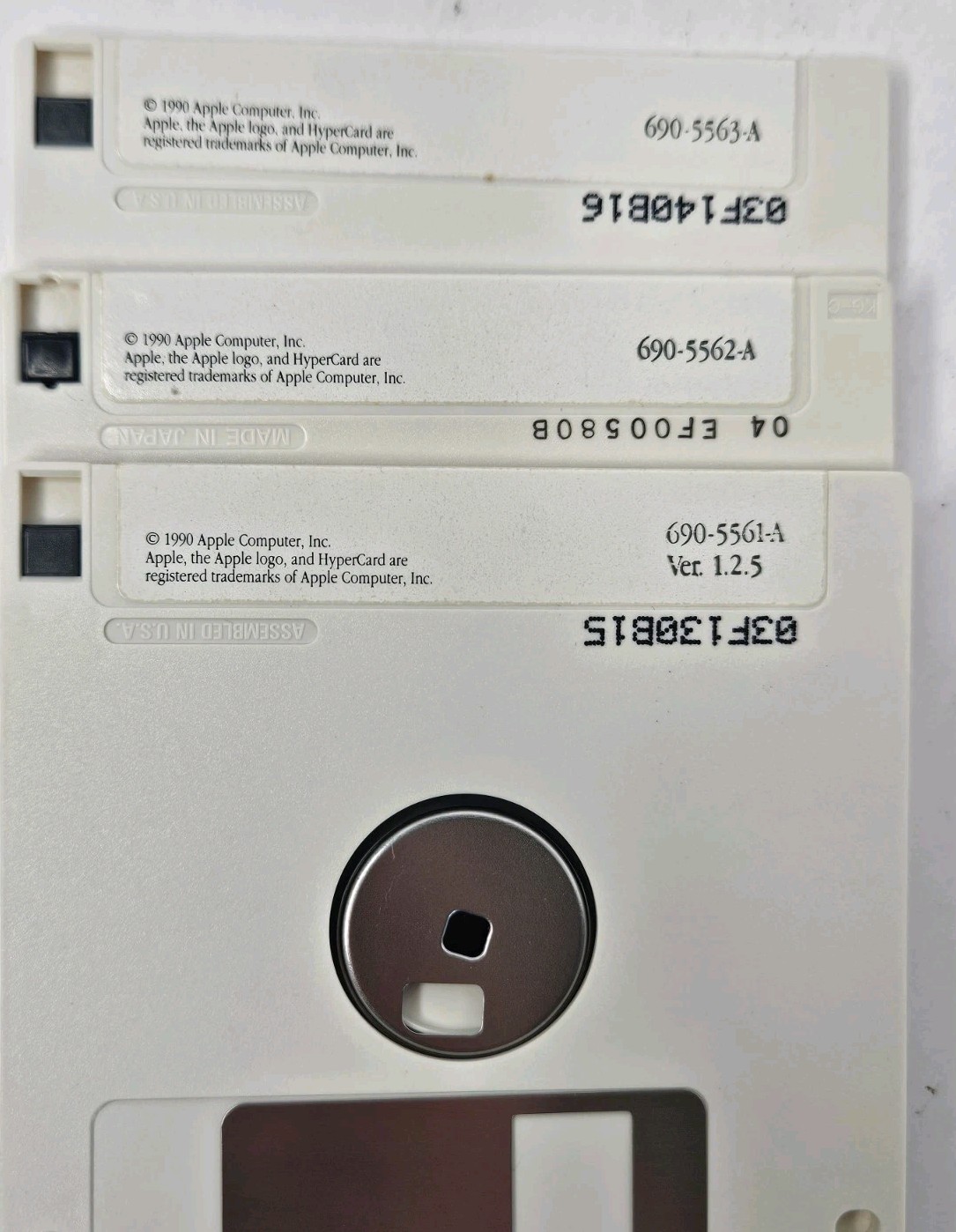 Apple HyperCard Users Guide, HyperTalk Beginners Guide, Program Disks 3.5"