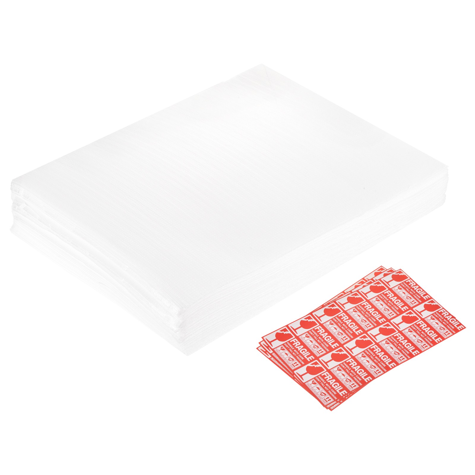 Foam Packing Pouches, 50pcs 8.1x10" Cushion Foam Packing with 36 Tags