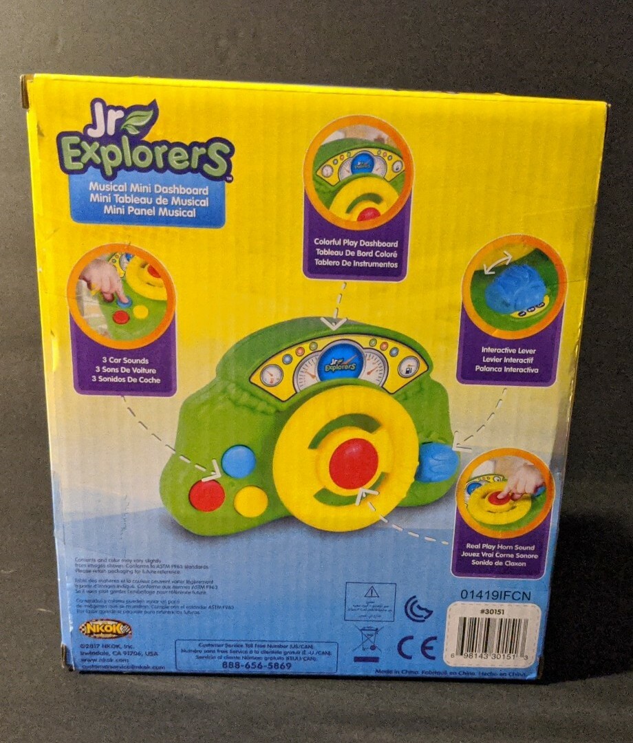 Jr. Explorers Musical Mini Dashboard (Ages 12mos+)