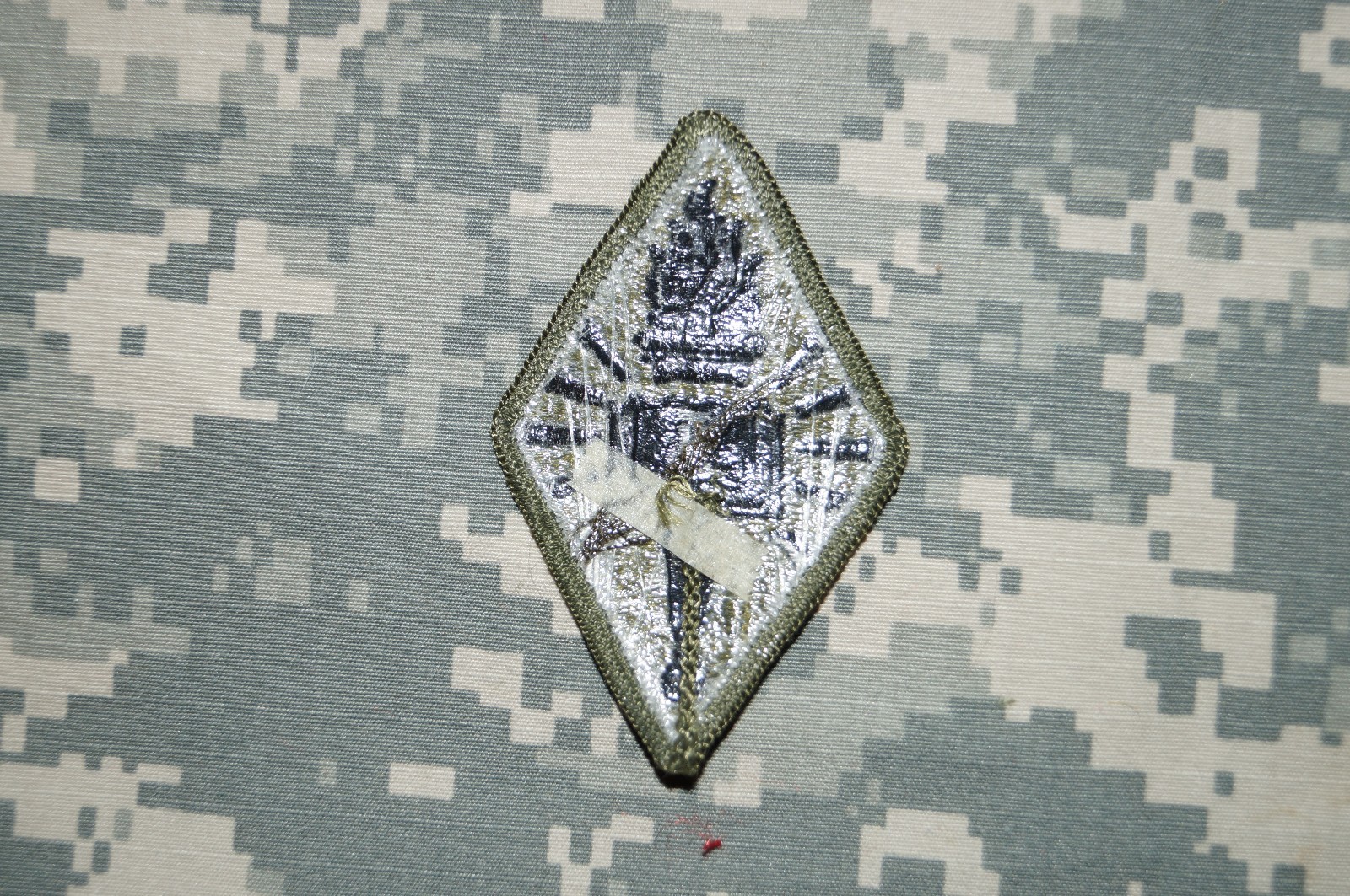 Authentic US Army Chaplin Center and School Subdued BDU Military Patch