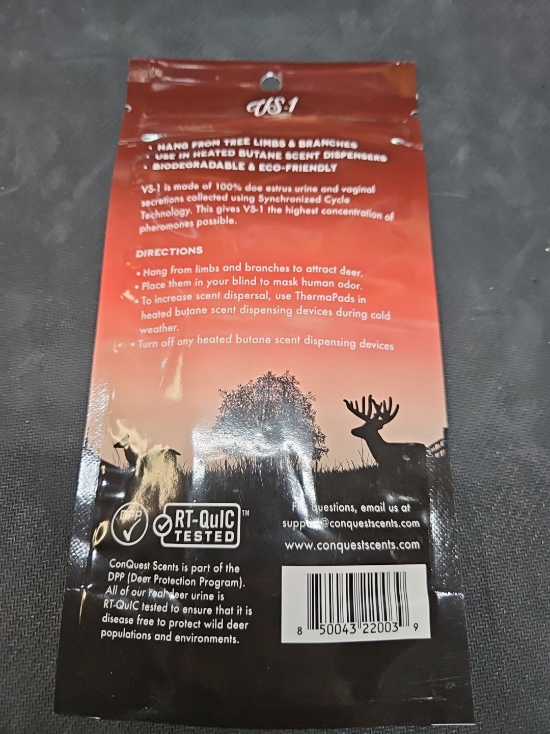 Conquest Scents Thermal Pads - VS-1 - 5pk