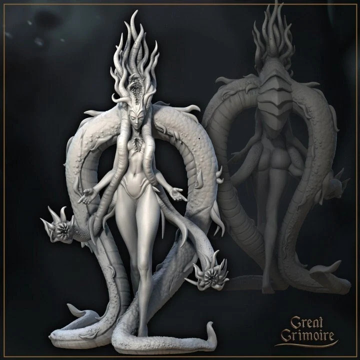 Lyleth, Dark Mother - Resin Tabletop Miniature