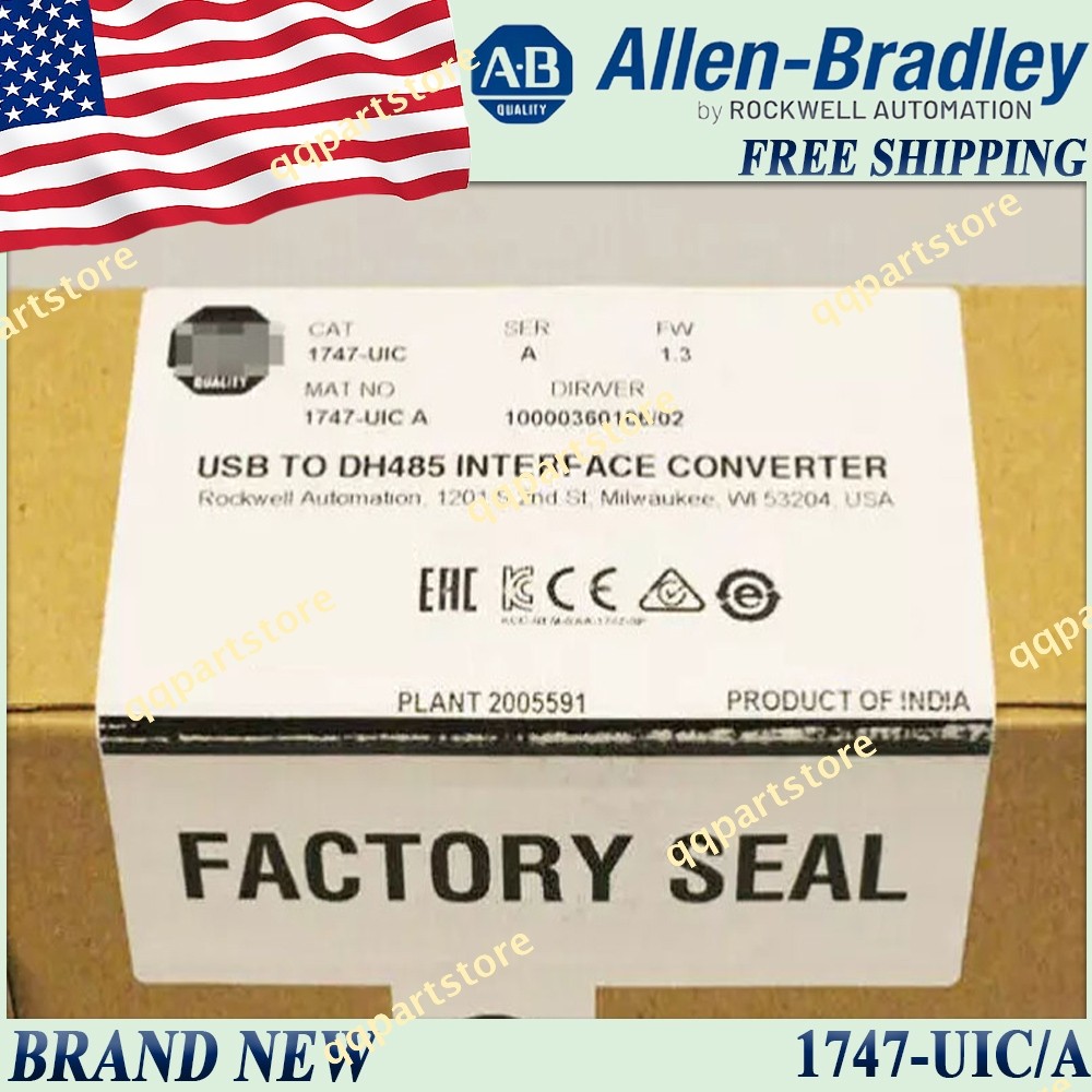 New Sealed AB 1747-UIC/A SLC USB to DH-485 Converter Free Ship 1747-UIC ser A