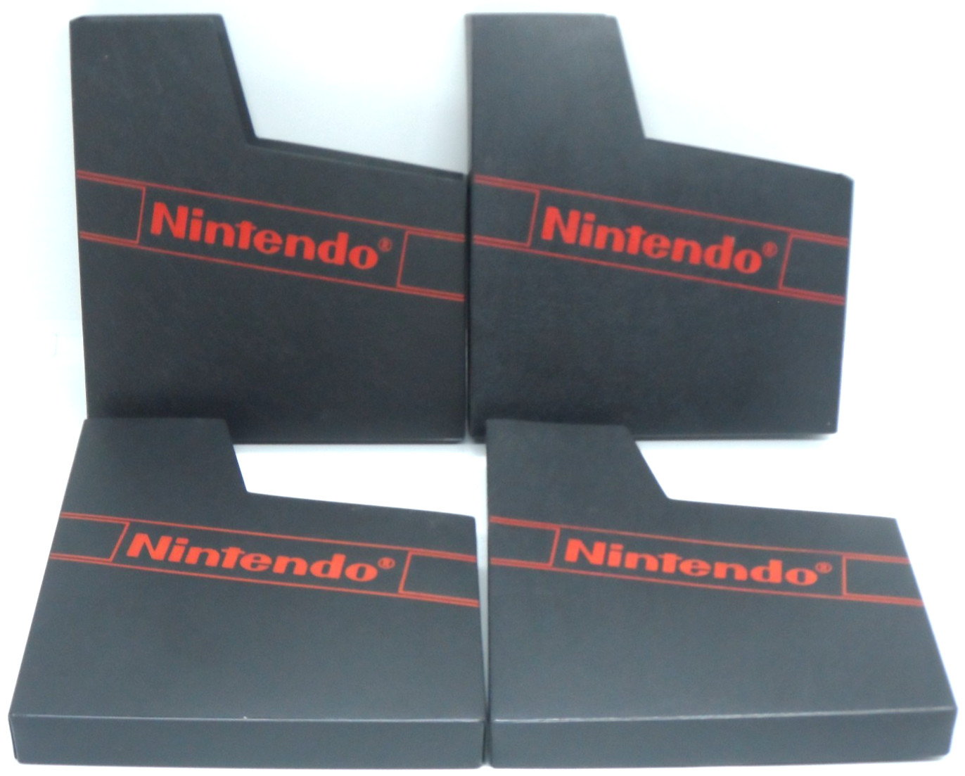 Lot Of 4 ~ OEM Authentic Nintendo Logo Game Cartridge Dust Sleeve Covers nes