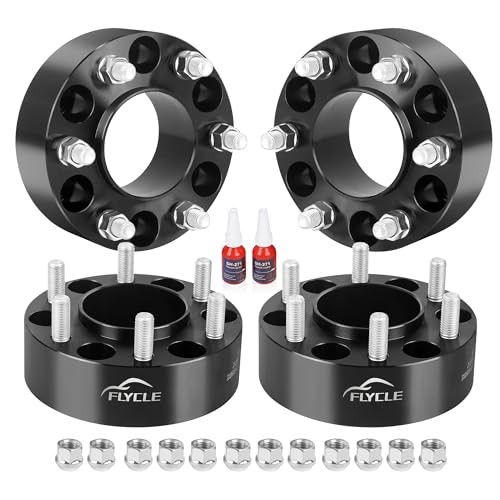 6x135 to 6x5.5 Wheel Adapters for Chevy Sliverado 1500 Wheels 2 Inch (14x1.5)