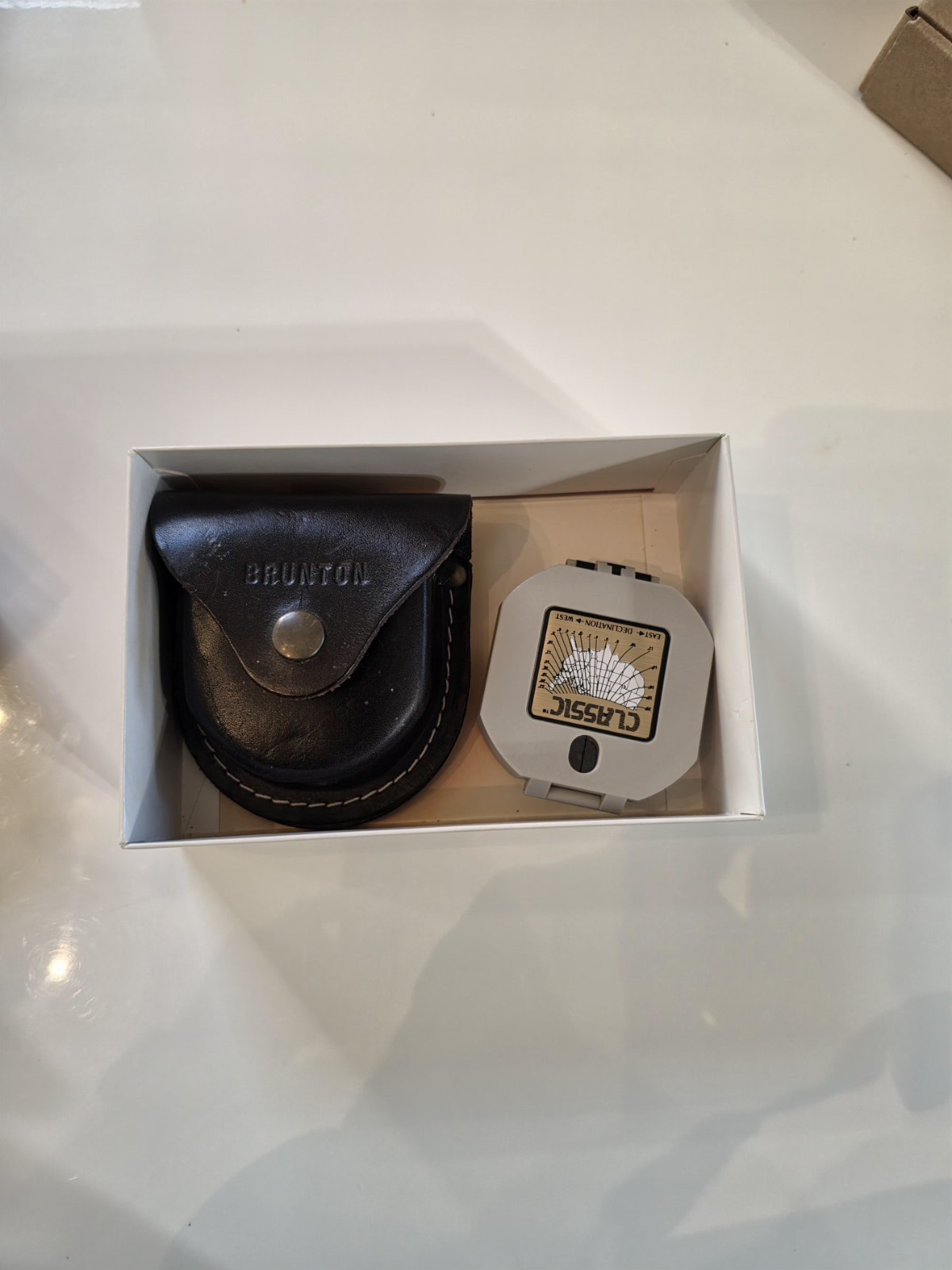 Brunton Compro Pocket Transit Compass with Leather Case