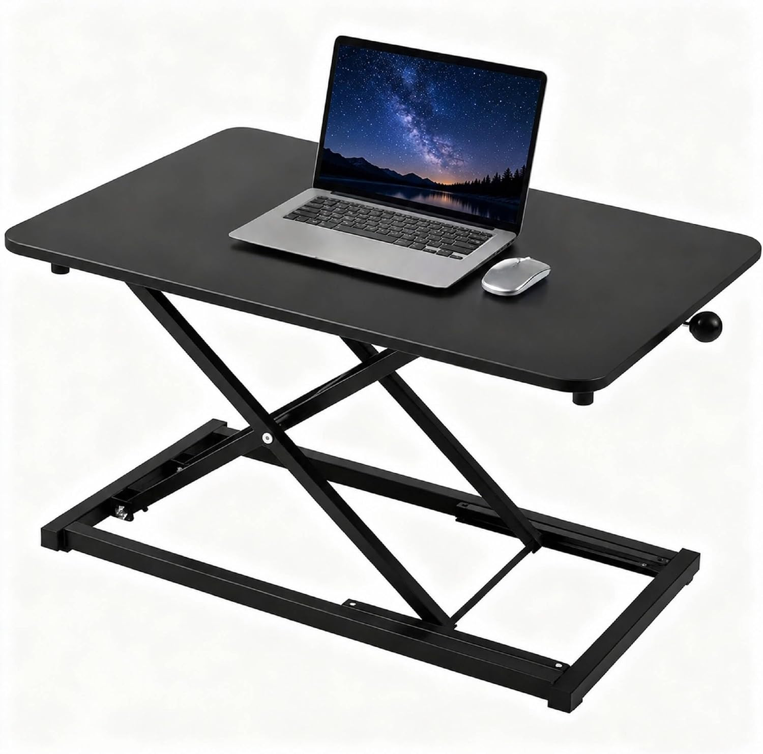 Height Adjustable Standing Desk Converter,Keyboard Riser for Stand up Desk,Compu